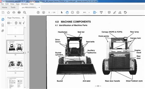 dsl801 daewoo skid steer|daewoo skid steer parts catalog.